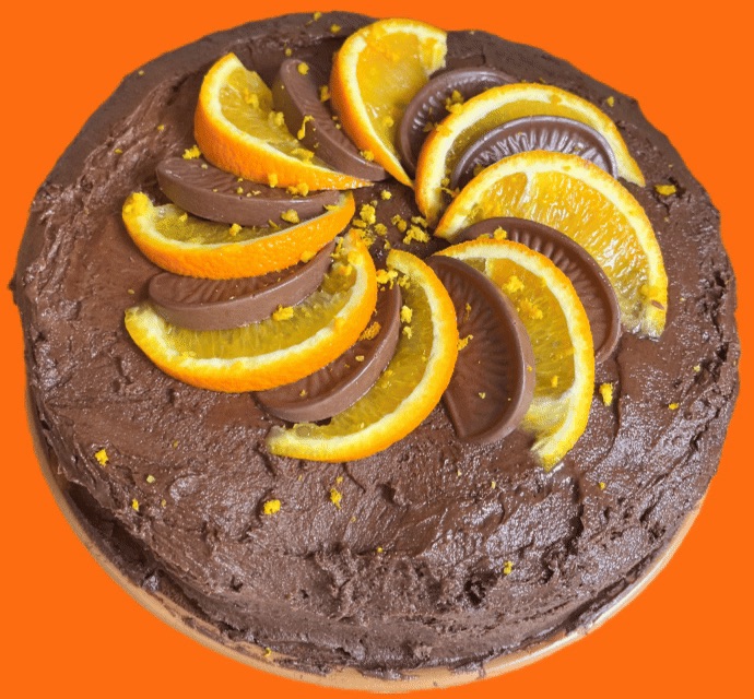 Chocolate Orange Fudge Cake